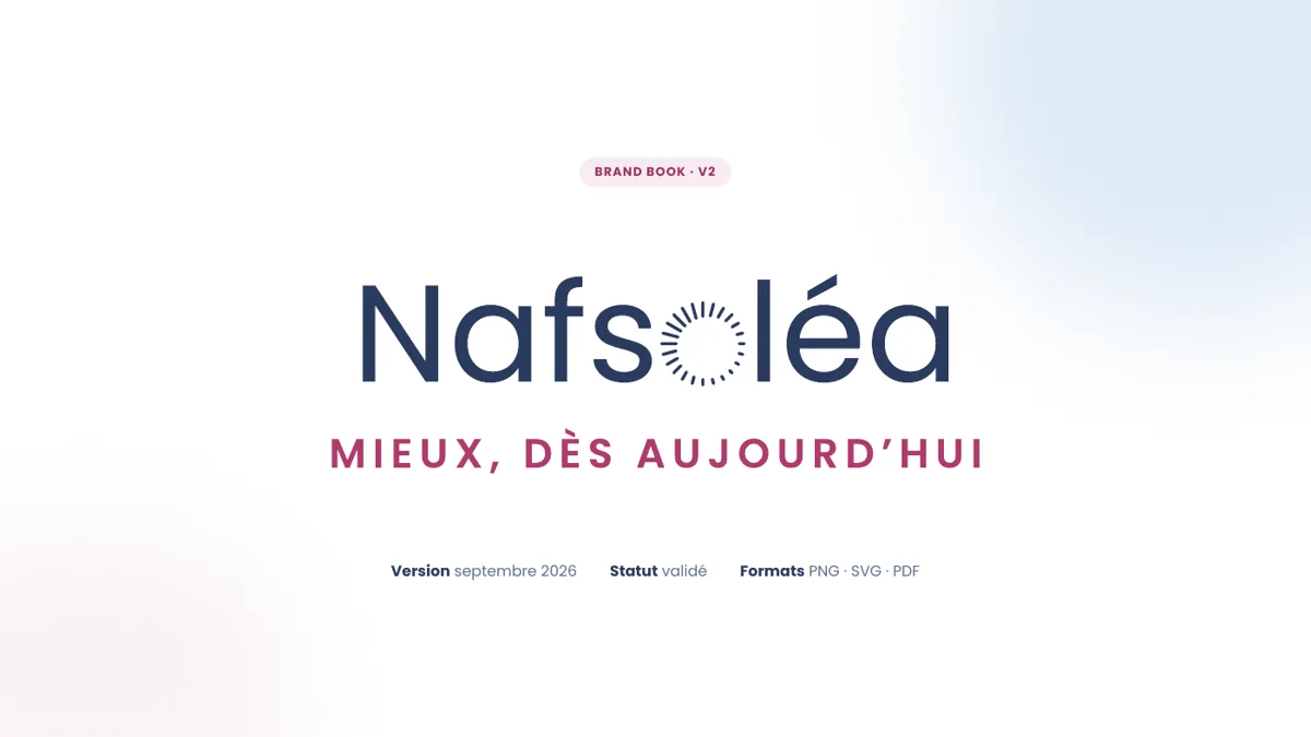 Nafsoléa · Brand book · couverture